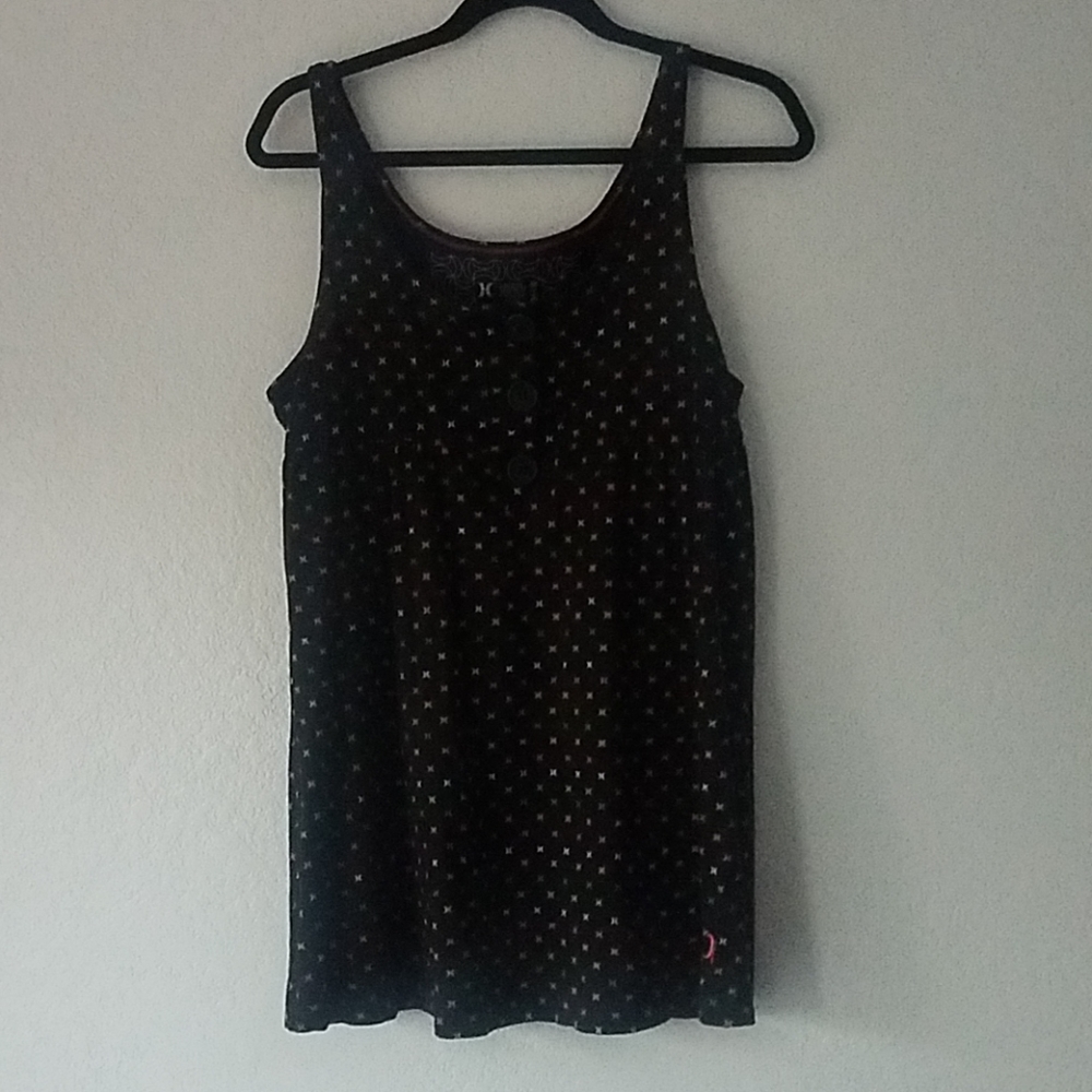 Womens Long Hurley Tank Top